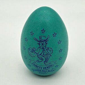2005 WHITE HOUSE EASTER EGG - TEAL - COLLECTIBLE ITEM